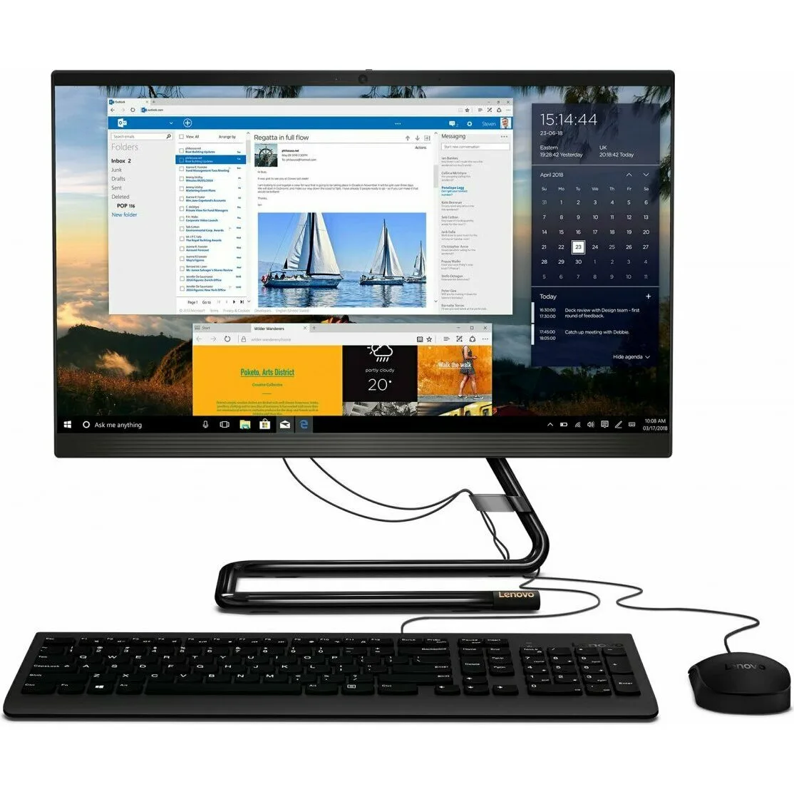 Моноблок Lenovo IdeaCentre AIO 3 22ADA05 F0EX003LRK