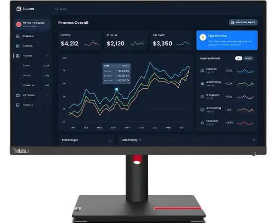 Монитор Lenovo ThinkVision T22i-30 21.5 дюйма IPS FHD 60 Гц